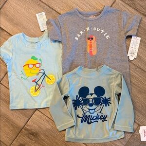 NWT Cat & Jack/Disney 3 piece Bundle Sz 12 months